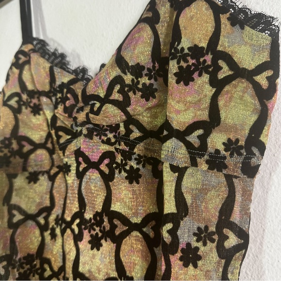 Free People Lace and Bows Mini Slip size Medium NWT - Picture 11 of 16